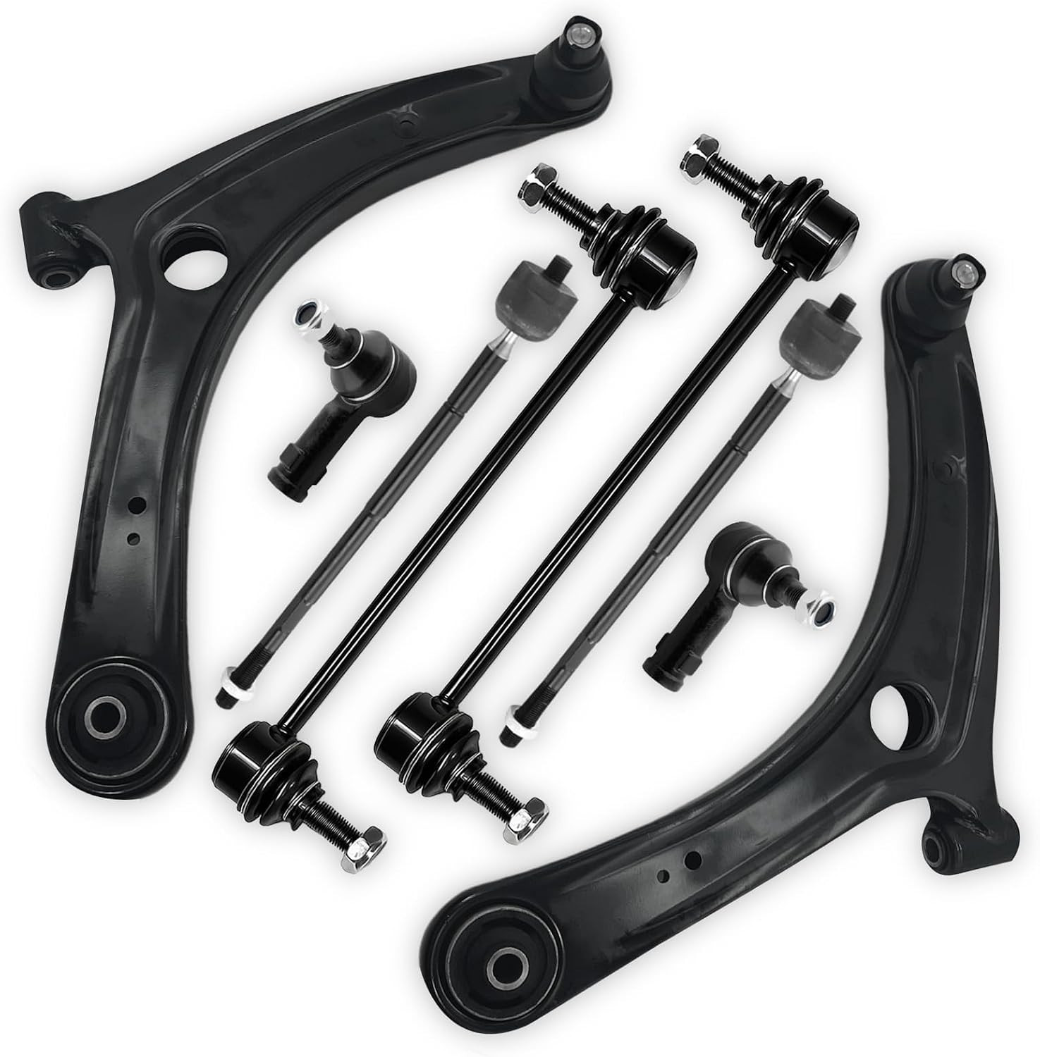 Front End 8Pc Suspension Kit Fit for Mitsubishi 2007-2013 Outlander, 2008-2017 L
