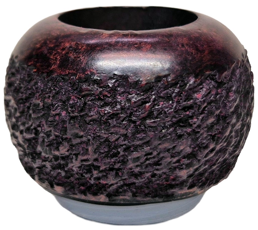 Falcon Standard Rustic Dark 'Apple' Pipe Bowl with New Nylon Thread