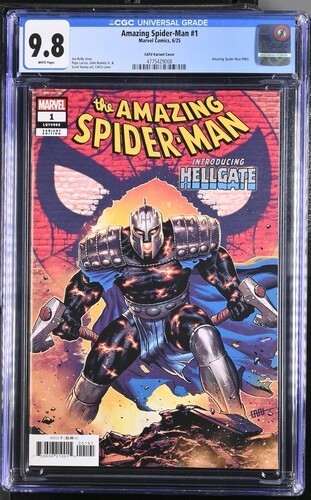 Amazing SPIDER-MAN 1 CGC 9.8 CAFU 1st Appearance HELLGATE Marvel PUNISHER Hulk 