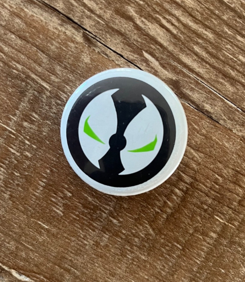 Todd McFarlane\'s SPAWN Collectible Pinback button RARE & Vintage 1992 Todd McFarlane\'s SPAWN Collectible Pinback button RARE & Vintage 1992