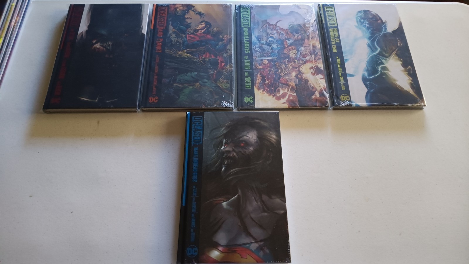 DCEASED Hardcover Vol. 1 - 5 Complete Set Lot Tom Taylor DC Comics
