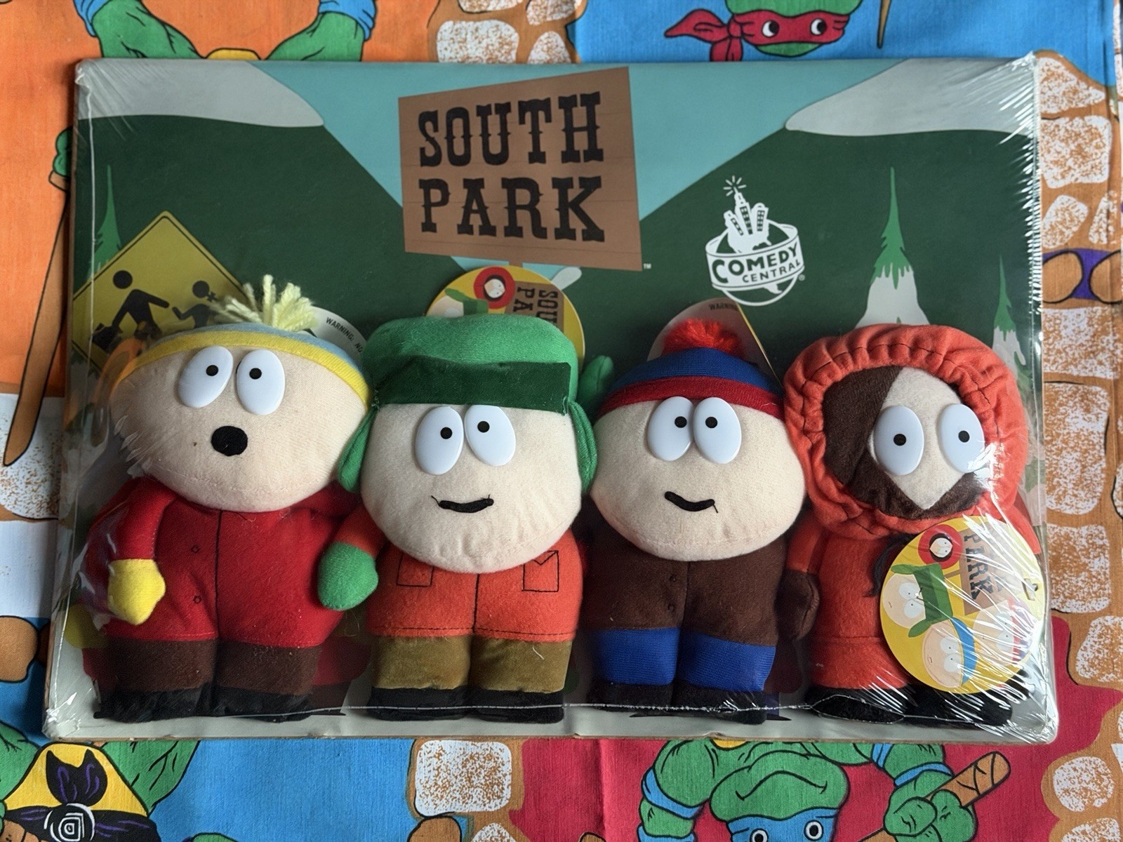Rare Vintage 1997 South Park Pre-Launch Plush Promo Set Sealed Comedy Central