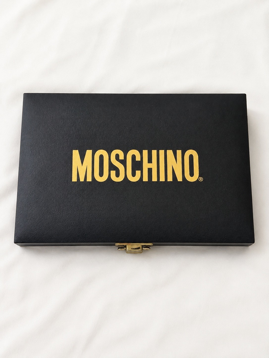 RARE Vintage MOSCHINO Playing Card Gift Set Complete w/ Pen & Score Pad