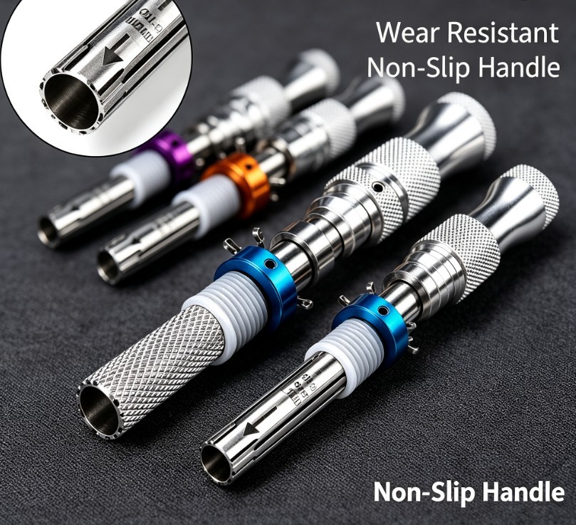 7Pin Tubular Lock Cylinder Tool Set Maintenance Adapter Locksmith Tools Kit