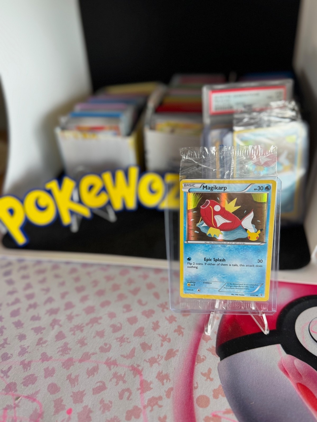 Magikarp Generations 20th Anniversary 22/83 Promo Holo 2016 SEALED