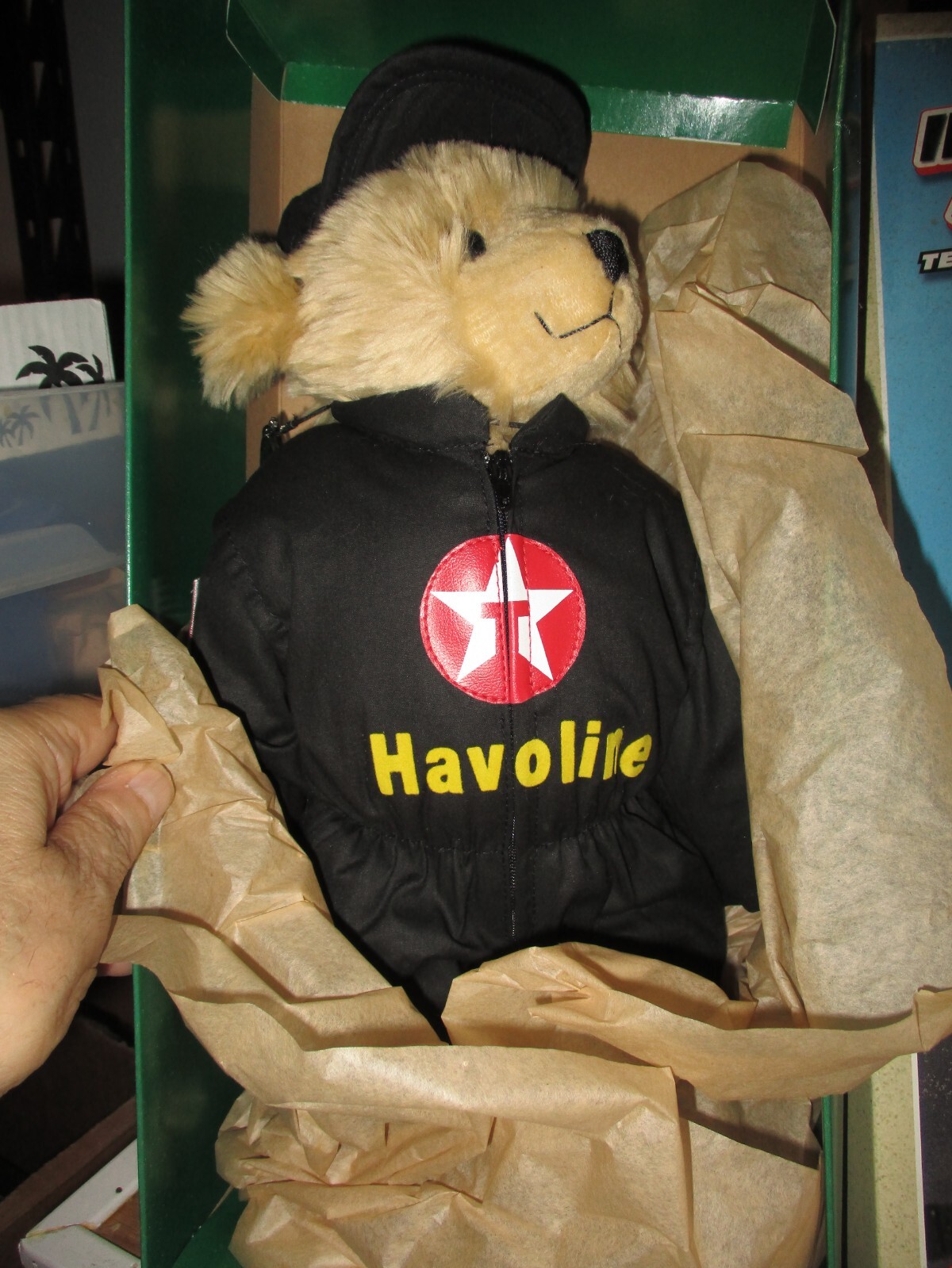 Texaco/Havoline  Teddy Bear Flying Pioneer SPEEDY Stuffed Plush-4TH ED 2000~NIB