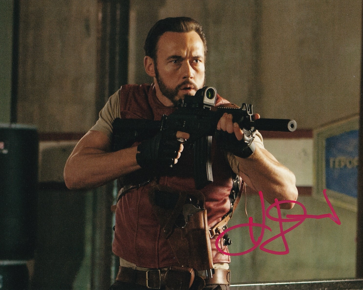 KEVIN DURAND signed autograph 20x25cm RESIDENT EVIL in person autograph COA