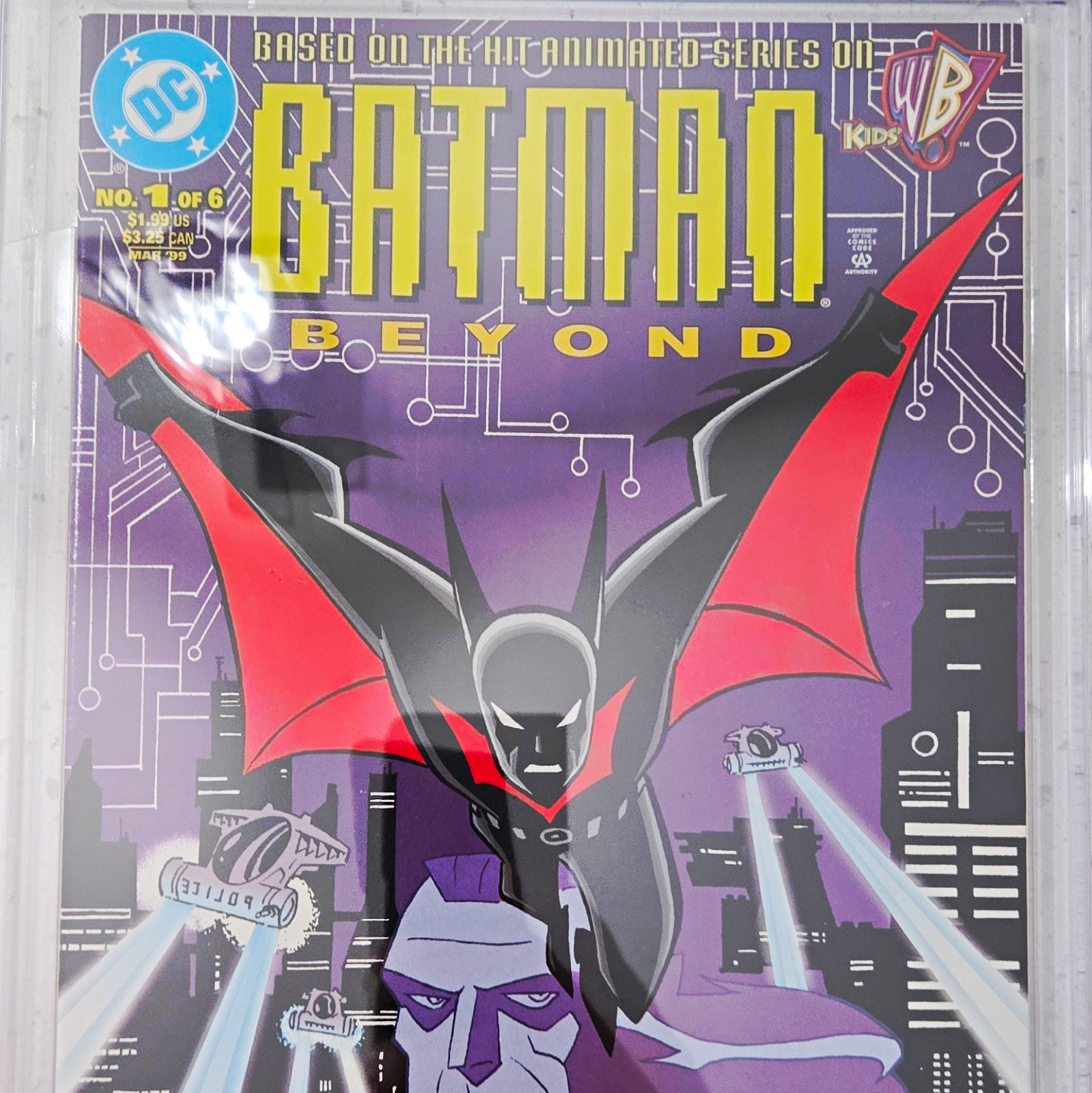 DC Comics Batman Beyond #1 CGC 9.4 1999 White Pages 1st Terry McGinnis