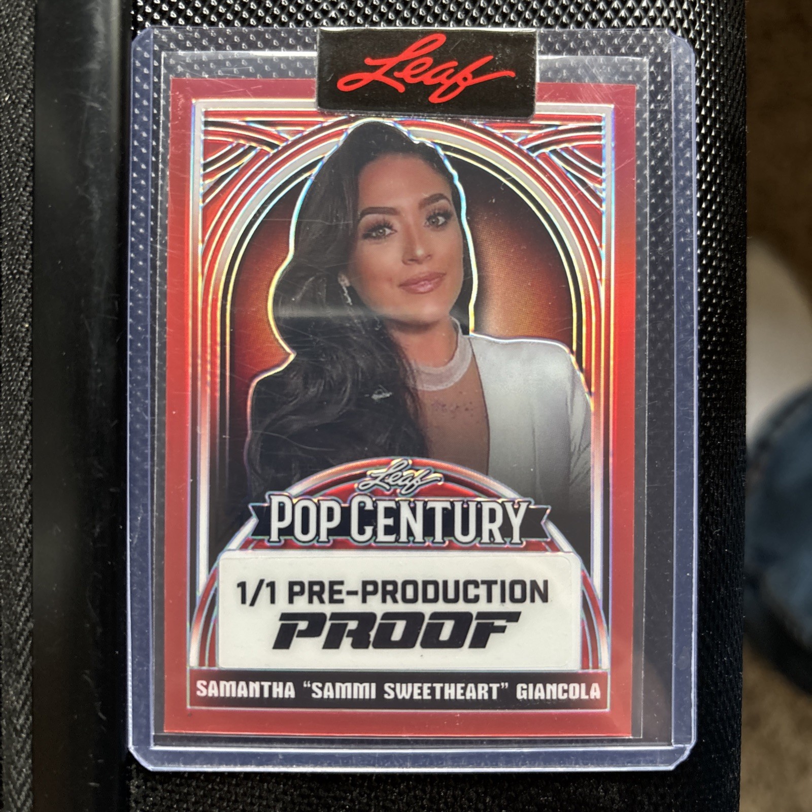 2024 Leaf Pop Century Samantha “Sammi” Giancola Pre-Production Proof 1/1 Red