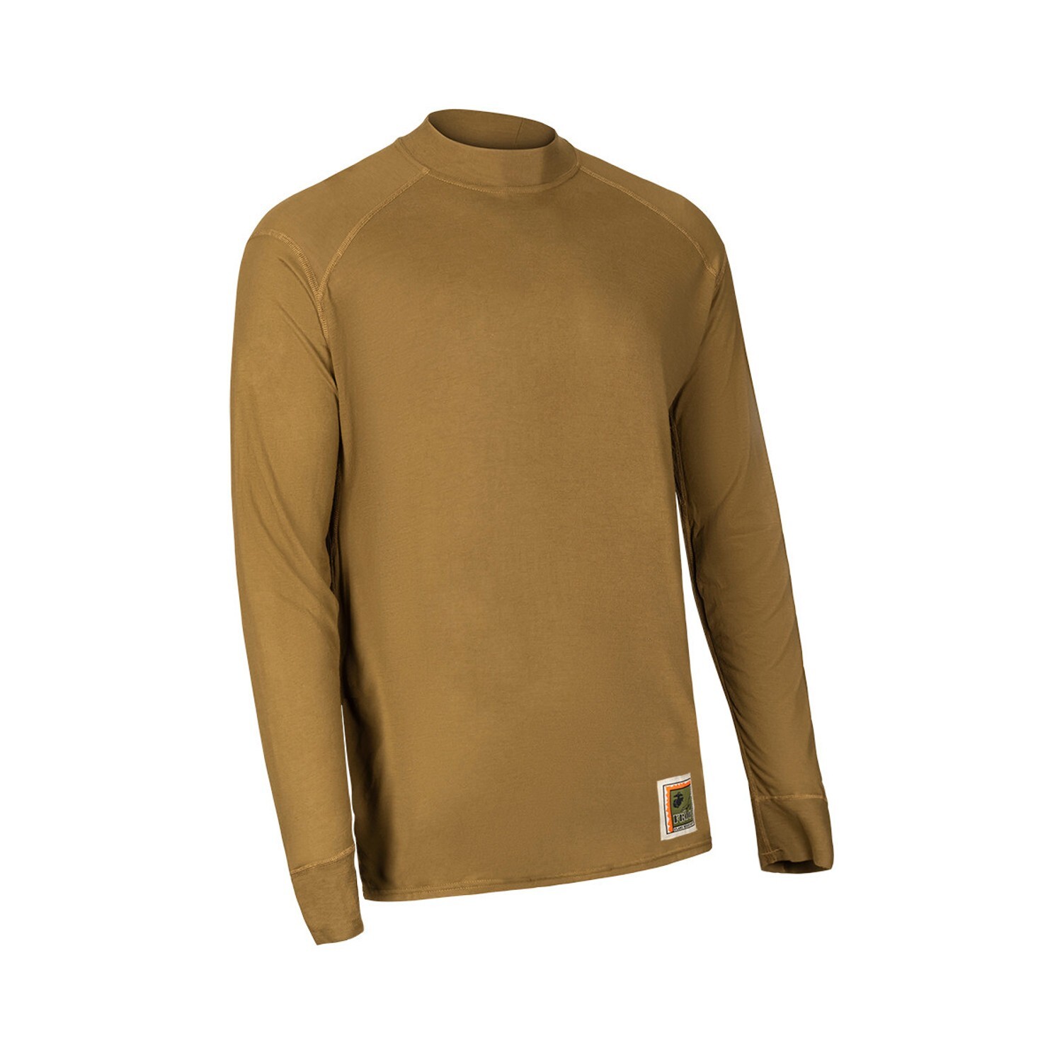 USMC by XGO FROG Base Layer Shirt, Long Sleeve, Coyote Brown Color.