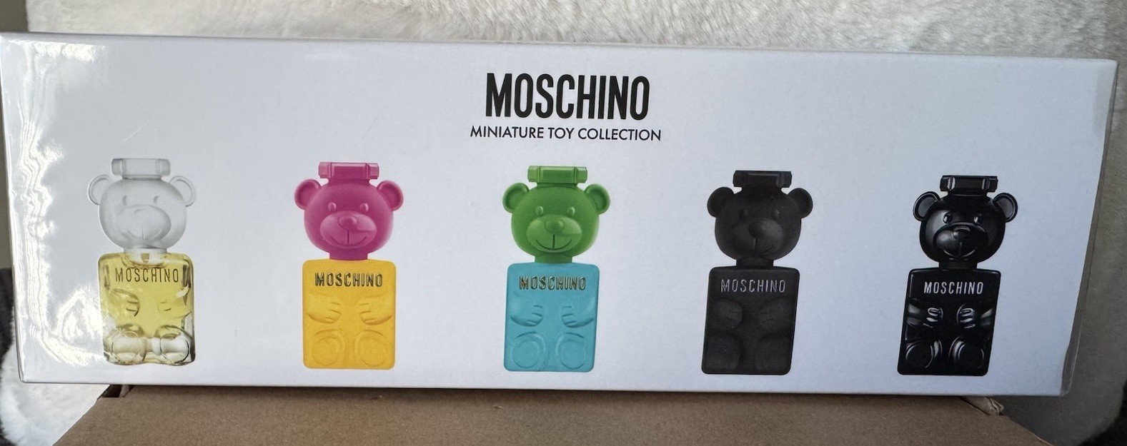NEW and SEALED Moschino Miniature Toy Collection Set 5 x (5 mL, 0.17 fl oz)