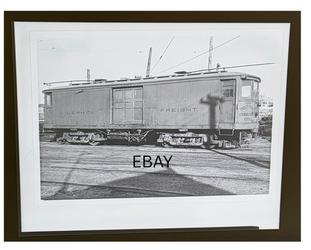 UER #1277 Electric Freight Box Motor Providence RI 4.5x3.5 Copy Negative