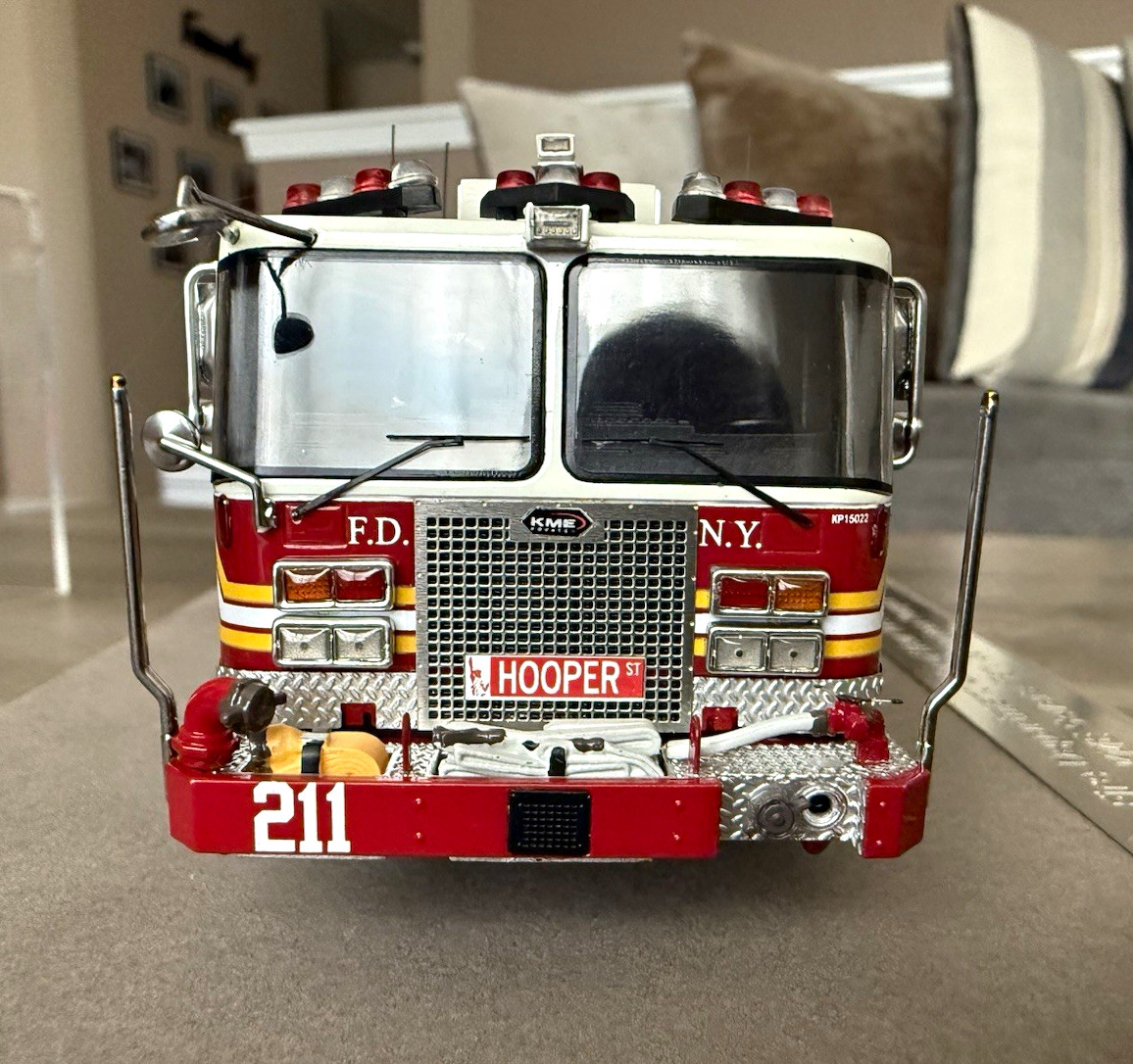 Fire Replicas FDNY Engine 211 KME Severe Service Pumper w/ Display Case & Box