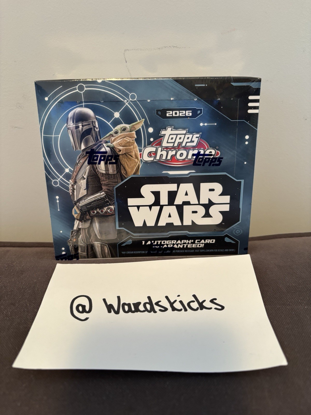 2026 TOPPS CHROME STAR WARS HOBBY BOX  Factory Sealed | In Hand | Fast Ship |🔥
