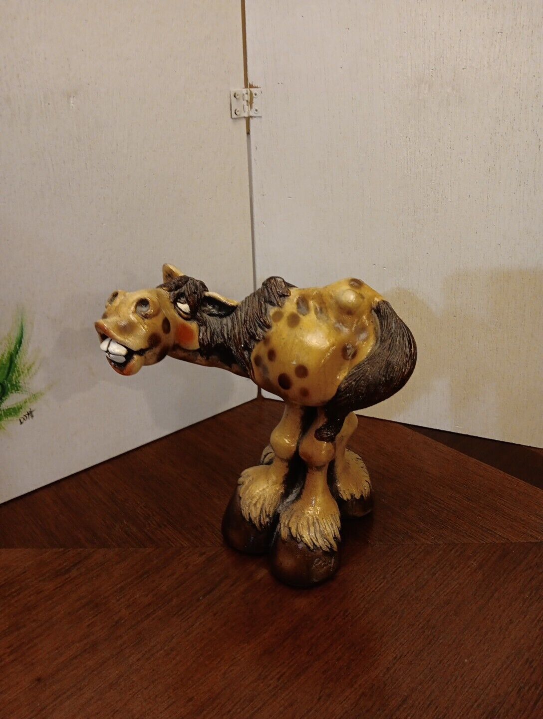 RARE Beasties of The Kingdom 1987 John Raya Adorable Donkey Figurine, Signed
