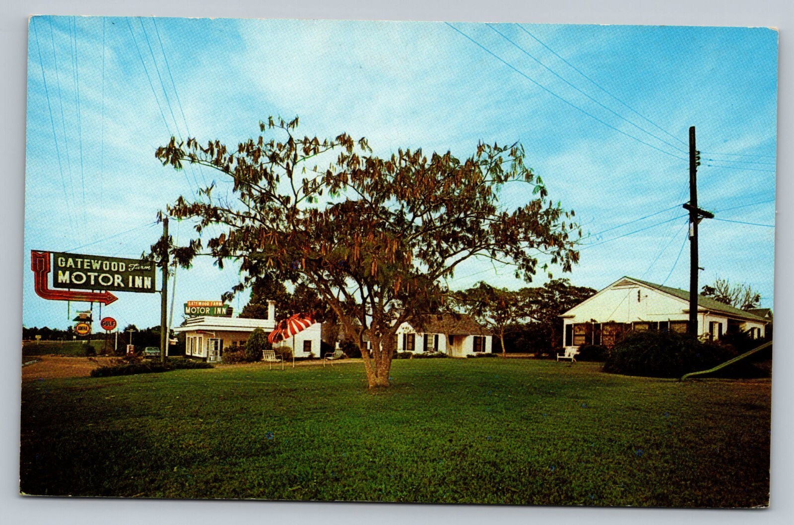 Gateway Farm Motor Inn Motel Montgomery Alabama AL c1960 Vintage Postcard