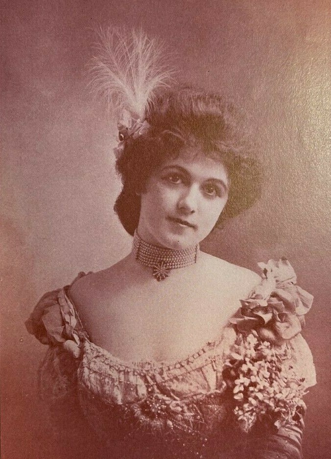 1899 Vintage Magazine Illustration Actress Grace Freeman