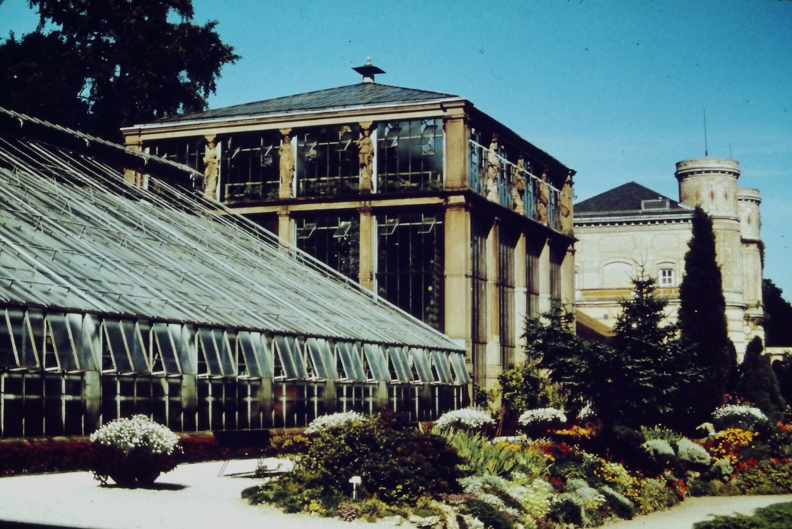 c1960\'s 35mm Slide Sanssouci Palace Orangery Potsdam Germany Architecture Roof