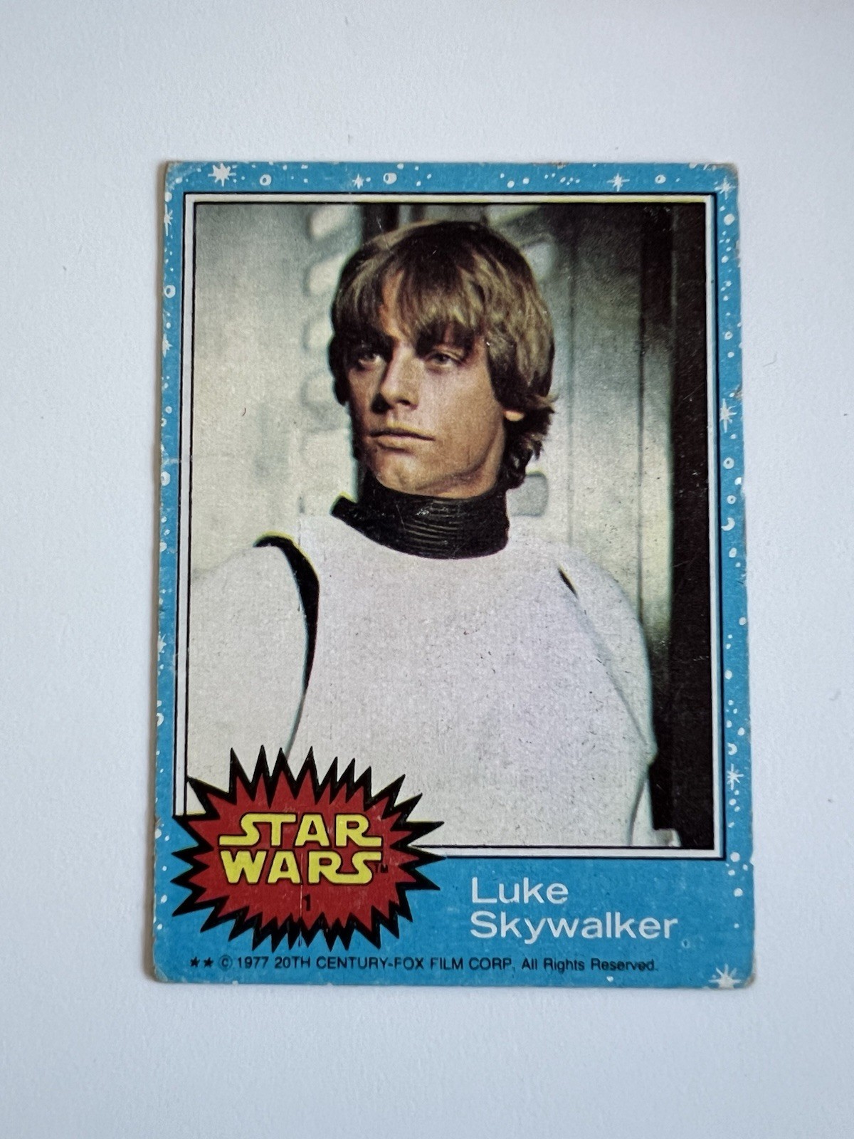 1977 Topps Star Wars Series 1 Luke Skywalker #1 Rookie Card
