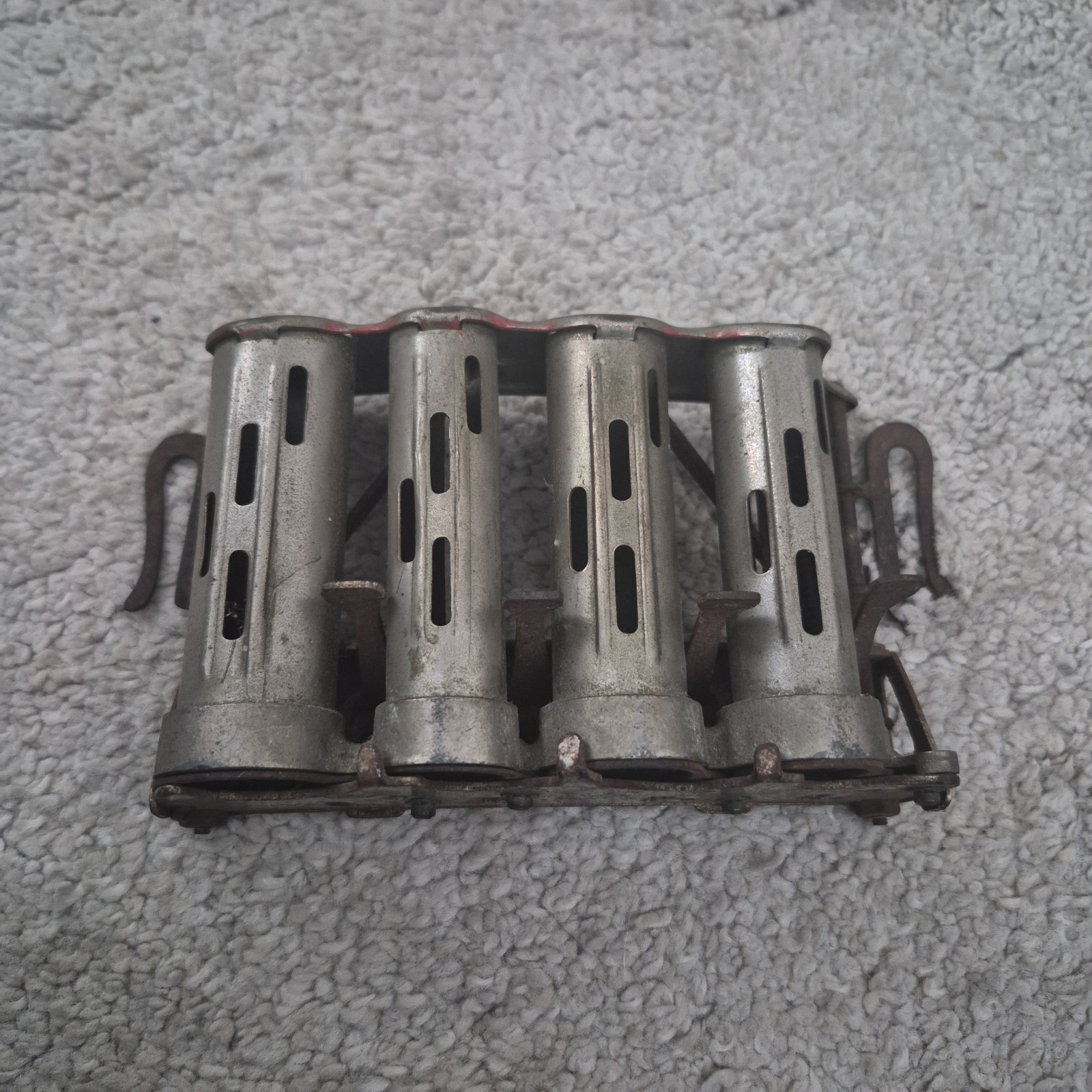 Belt Mounted Antique McGill High Speed Coin Changer Dispenser 4 Barrel. FREE SP Belt Mounted Antique McGill High Speed Coin Changer Dispenser 4 Barrel. FREE SP