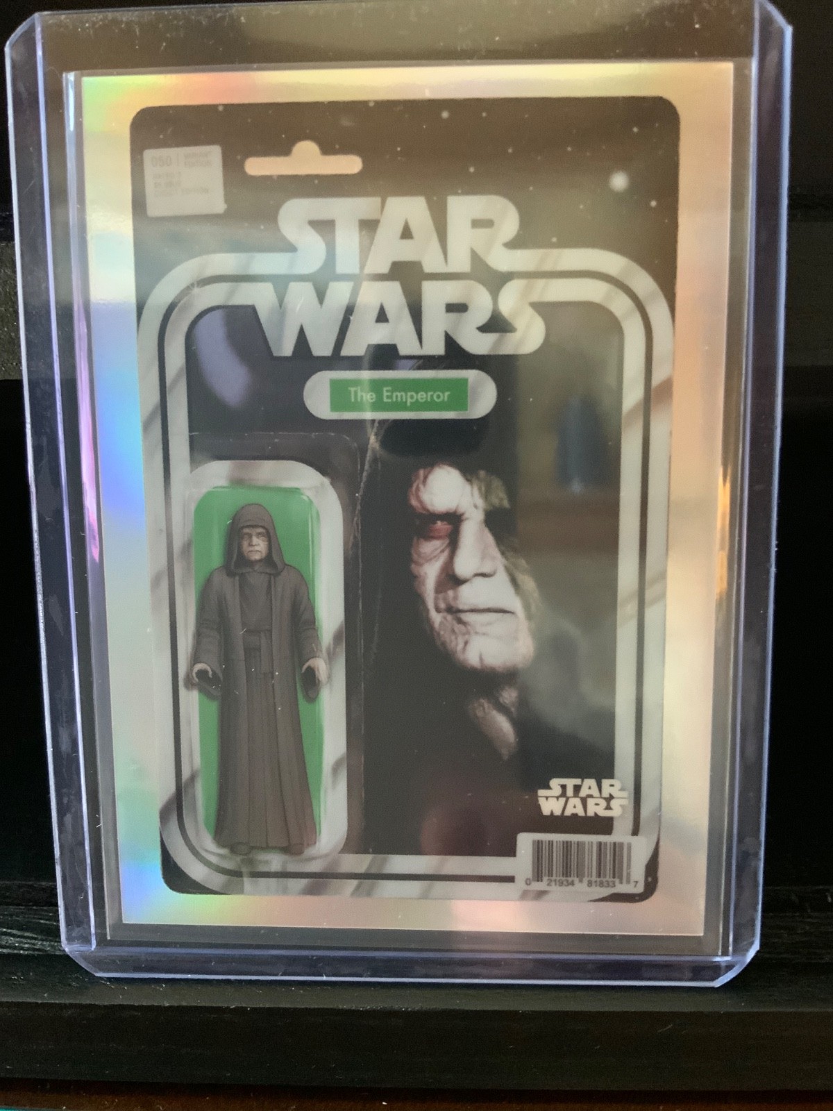 2026 Topps Star Wars Chrome Comicfractor Card The Emperor VC-20