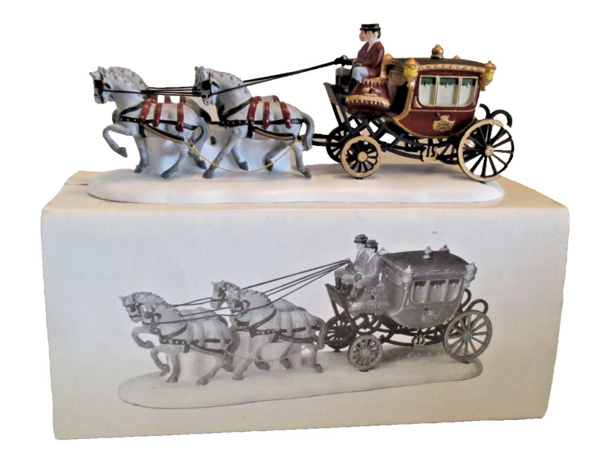 Vintage Dept 56 Royal Coach Heritage Village Collection 1989 Retired 1992 w/Box