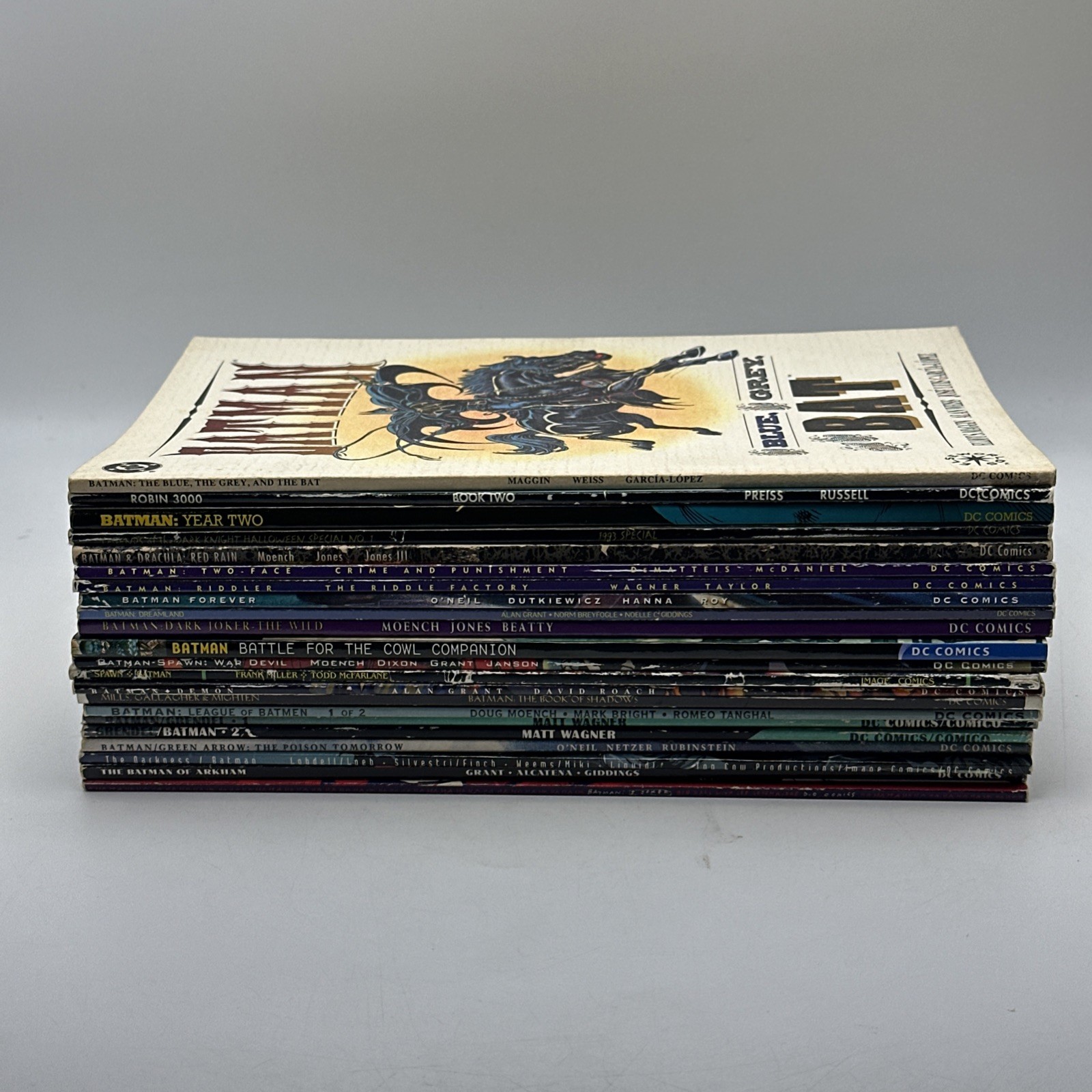 Batman Book 22 Book Lot TPB Paperback Graphic Novels Crossovers Elseworlds
