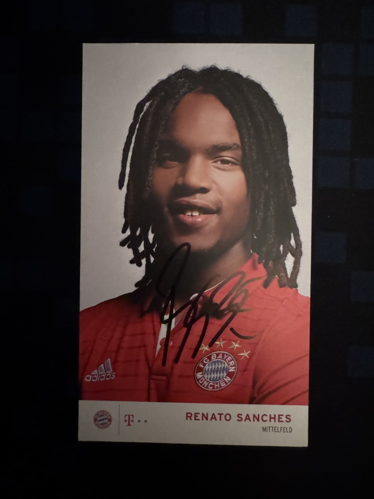 Original autograph Renato Sanches FC Bayern Munich