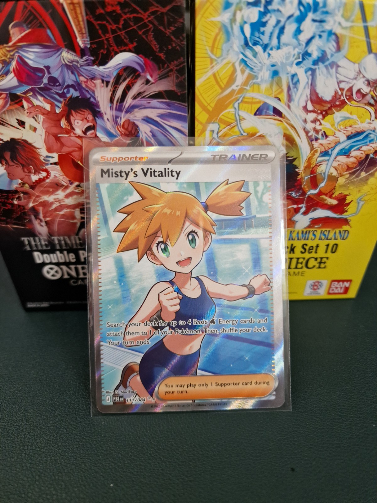 Pokémon TCG Misty\'s Vitality 187/084 Full Art Holo English