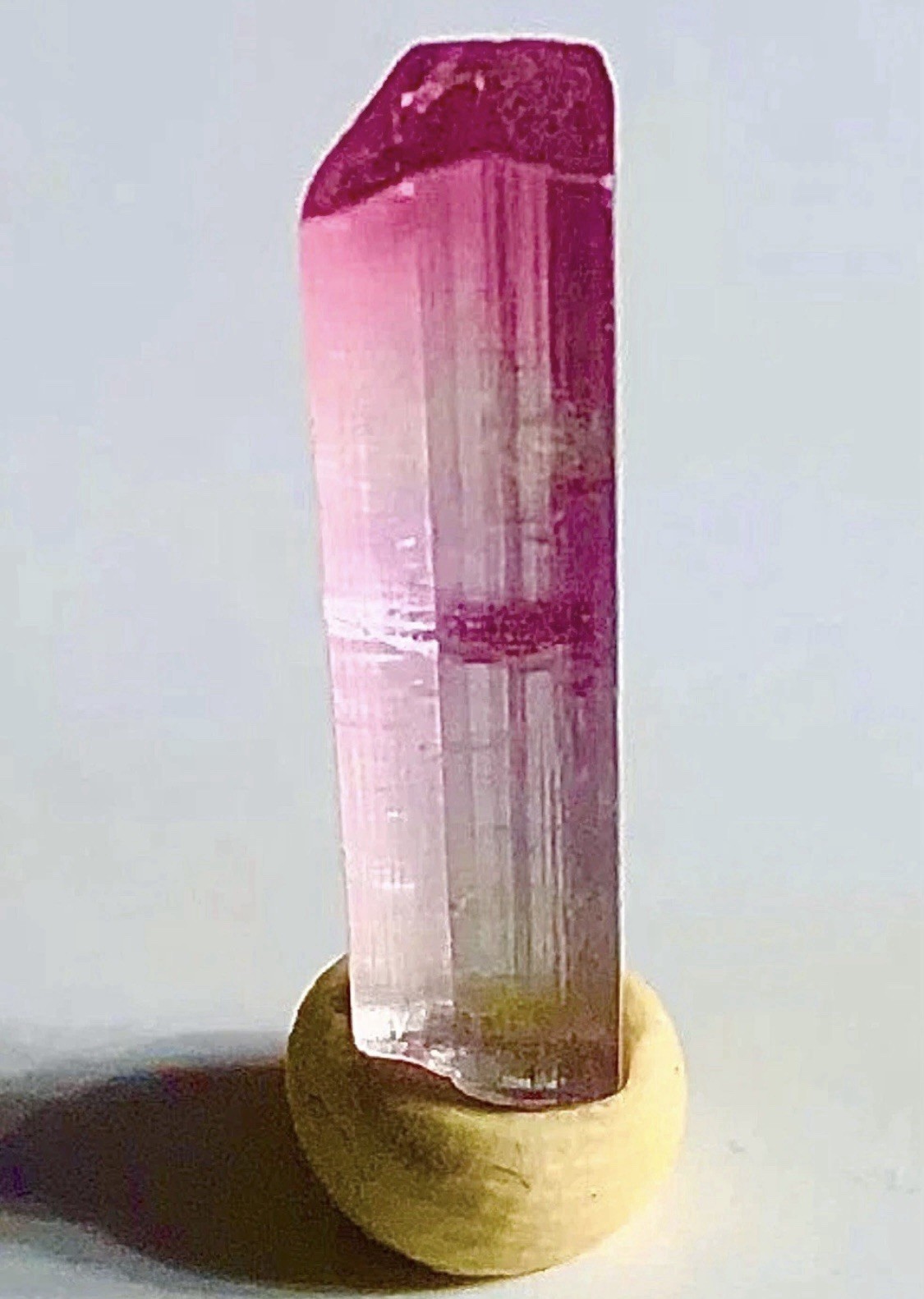 Rare Transparent Pink Tourmaline Crystal Natural Raw Rough Untreated Specimen