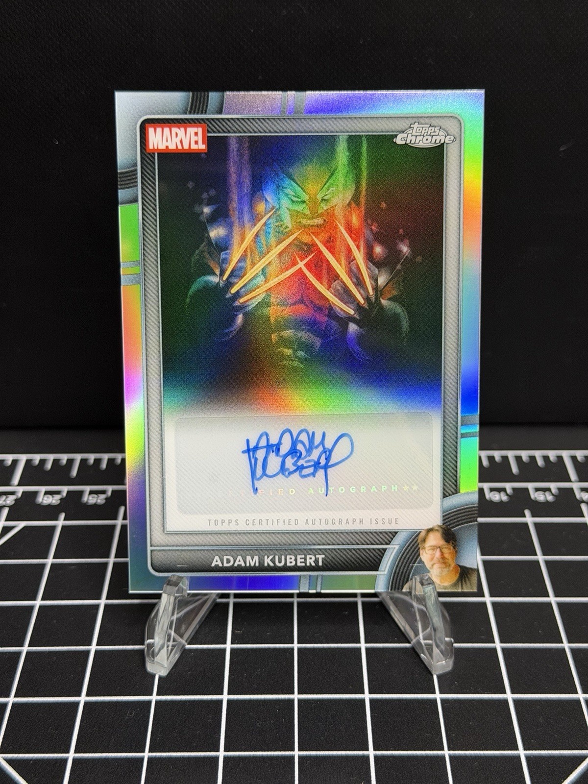 2026 Topps Chrome Marvel Comics Authentic Marvel Artist Adam Kubert Auto