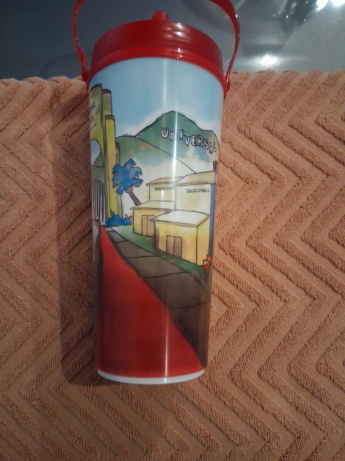 Whirley Universal Studios Hollywood Coca Cola Freestyle Plastic 24 oz Cup Handle