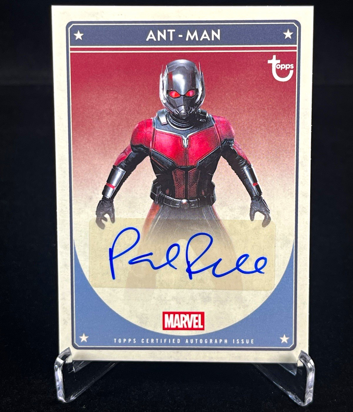 2026 Topps Marvel Studios Avengers Endgame Paul Rudd Ant-Man Auto MUA-PR