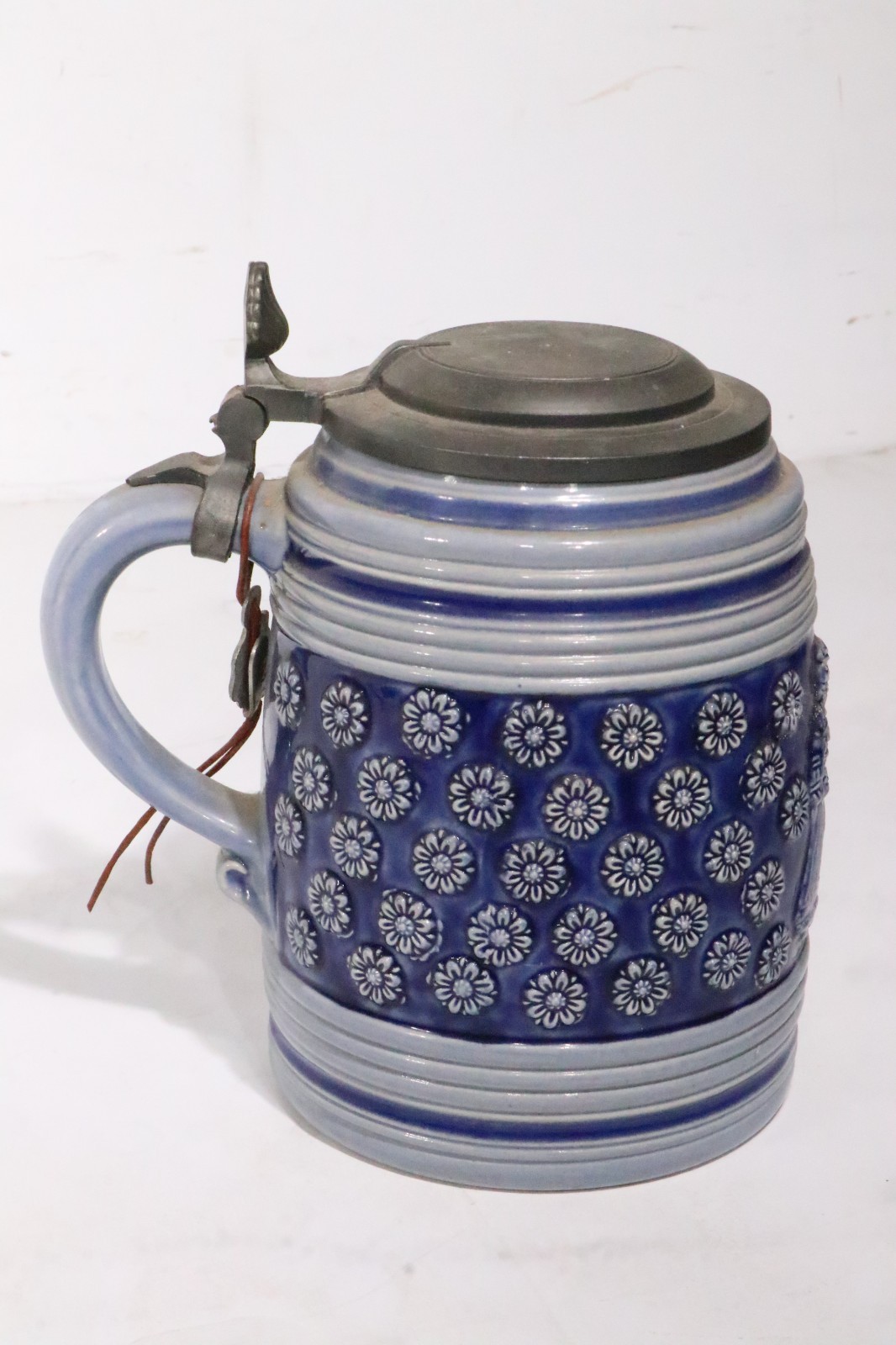 Vintage Gerz Germany Lidded Beer Stein