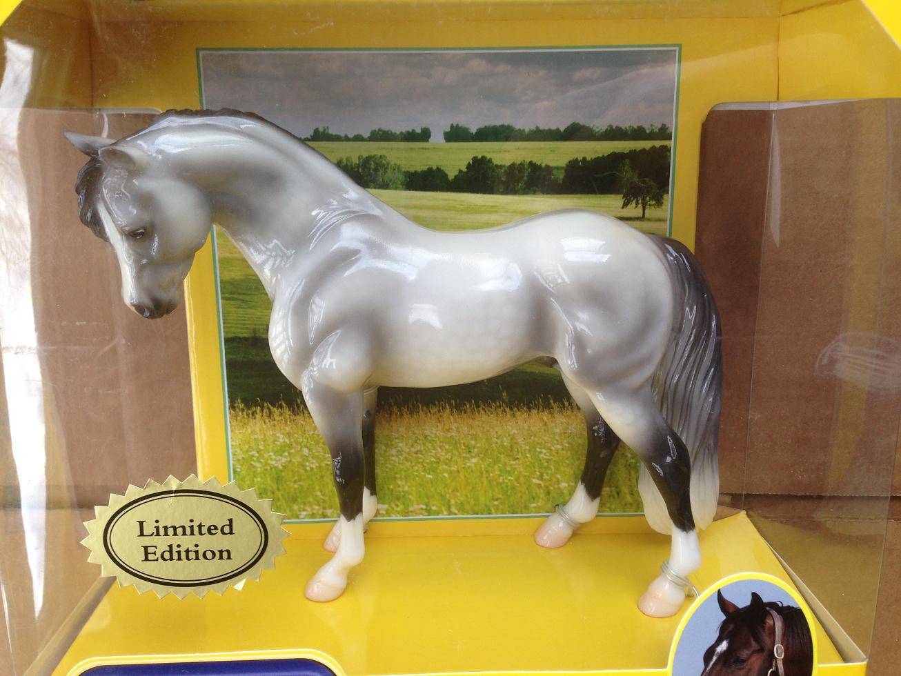 Breyer Icicle Grey Glossy Welsh Pony #1702 SR Limited Edition bouncer mold [--] 