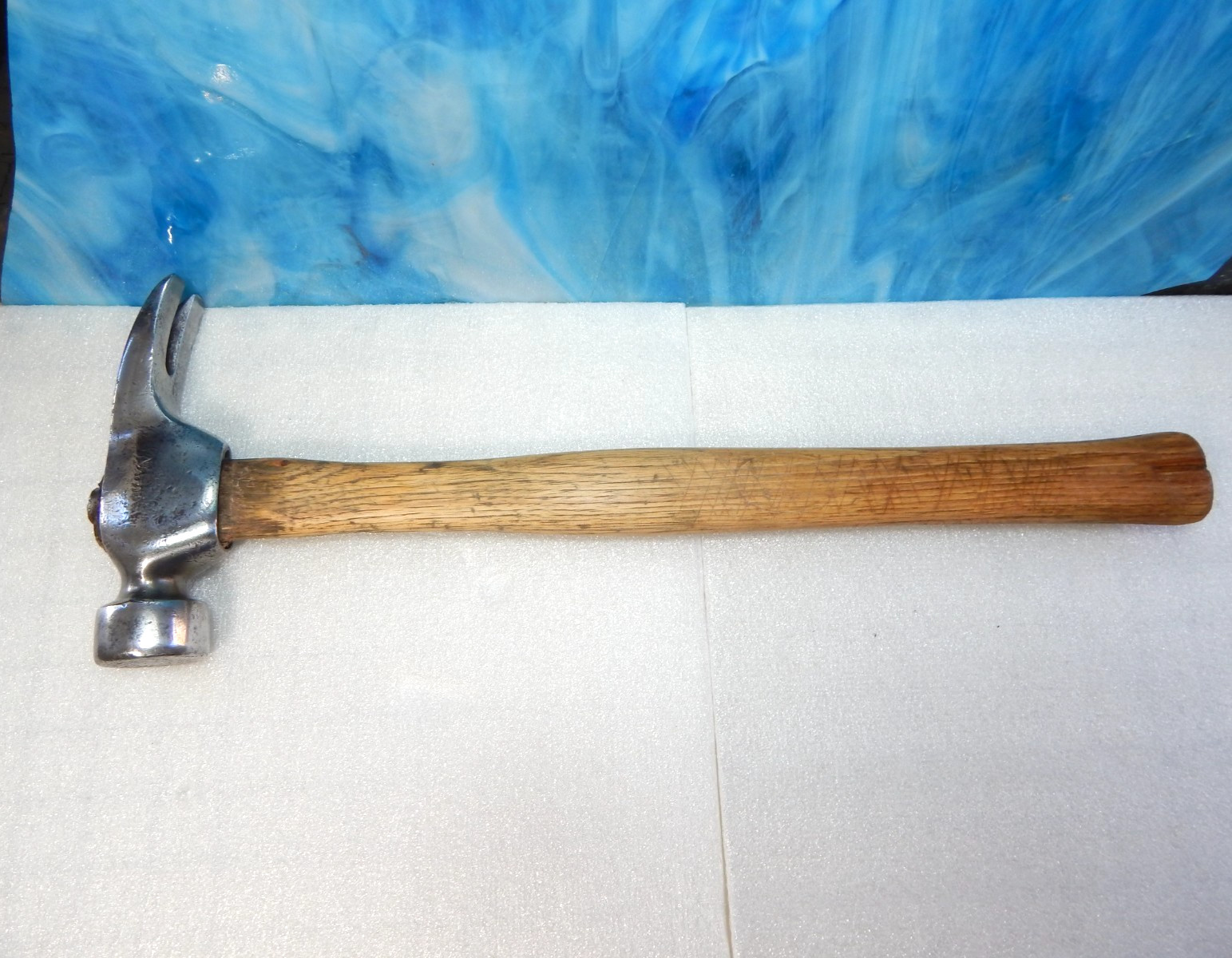Vintage HART Claw Hammer Framer 25, Milled Face, Original Handle