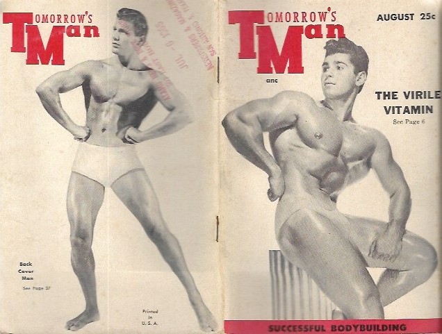 TOMORROW'S MAN AUG 1955 Pocketsize Physique Magazine