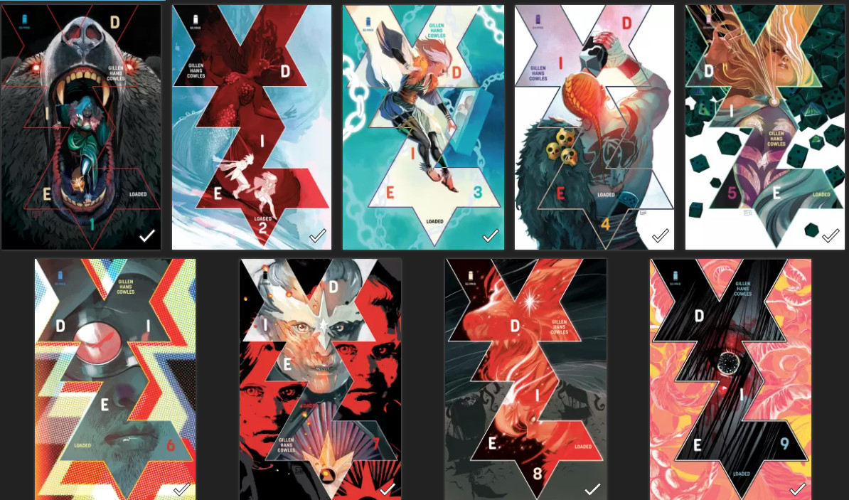 Die Loaded Image 2025 #1 2 3 4 5 6 7 8 9 Stephanie Hans Cover A 1-9 Complete Set