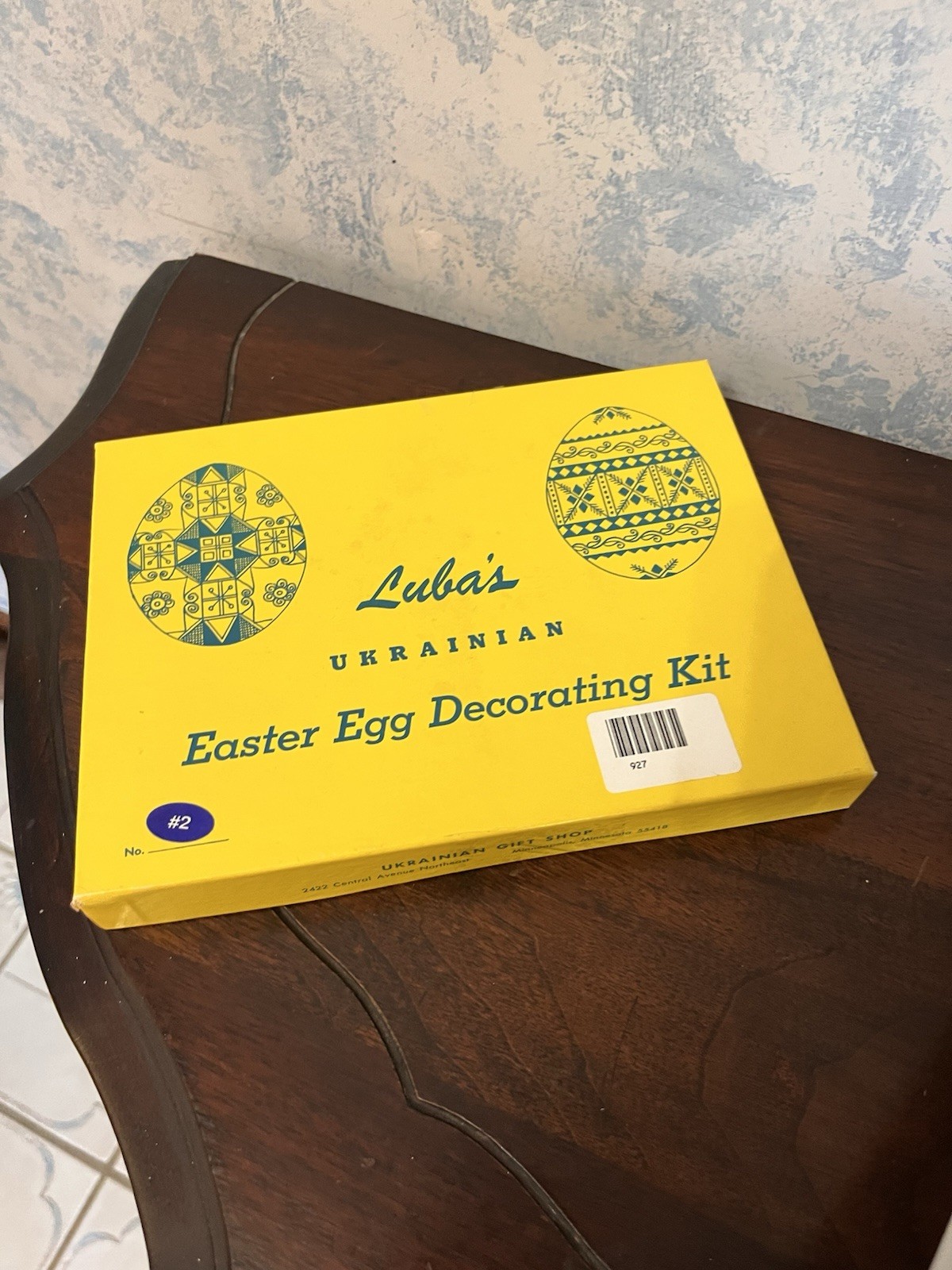 Vtg Luba\'s Ukrainian Easter Egg PYSANKY Decorating Kit & Instruction