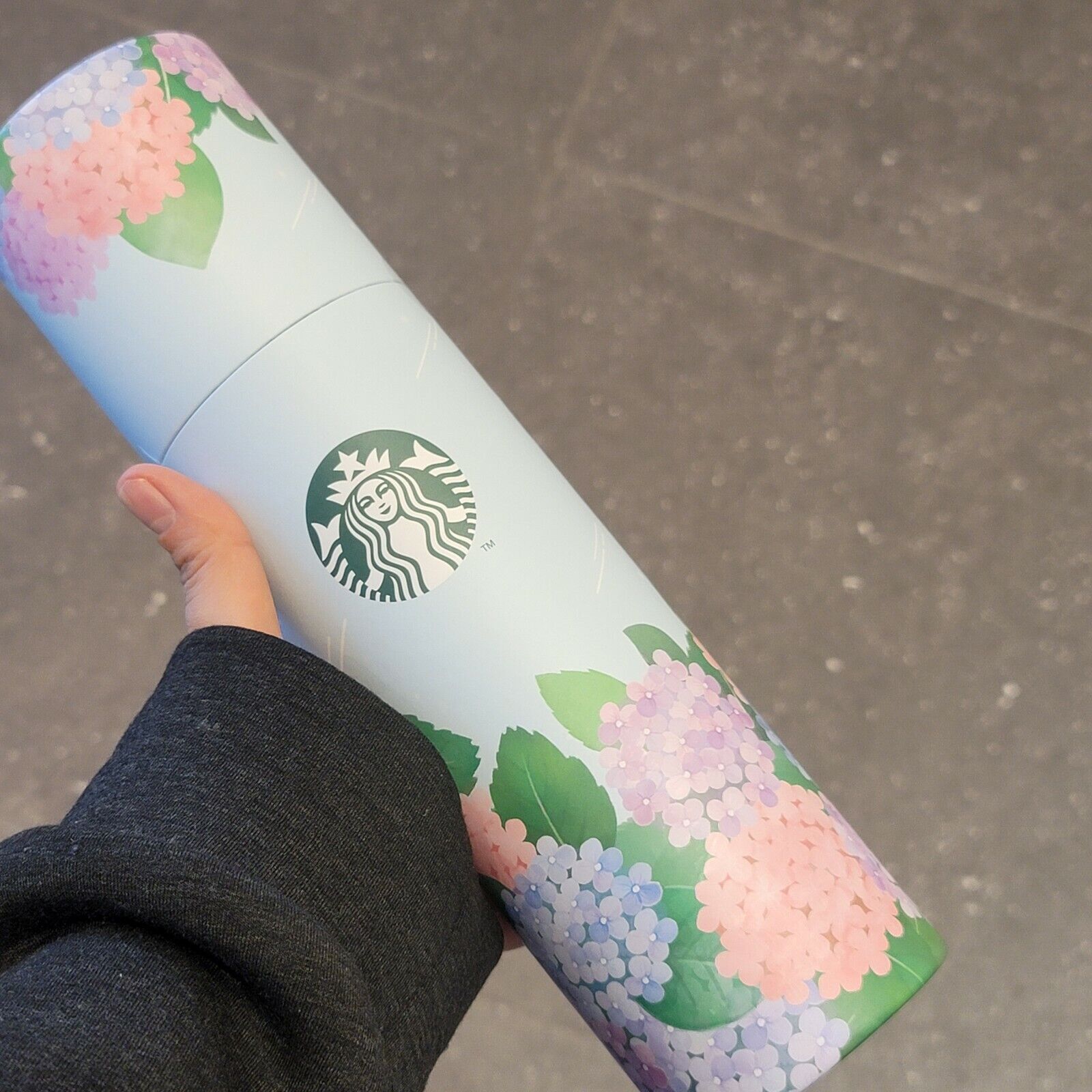 Starbucks Korea Jeju hydrangea umbrella
