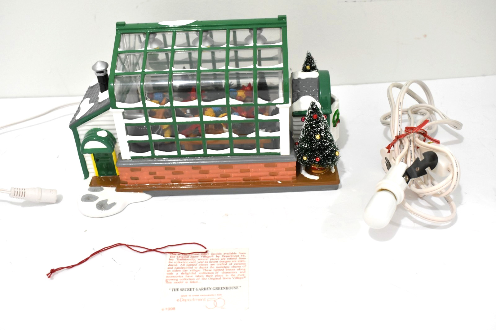 Department 56 The Secret Garden Greenhouse-The Original Snow Village#54949U