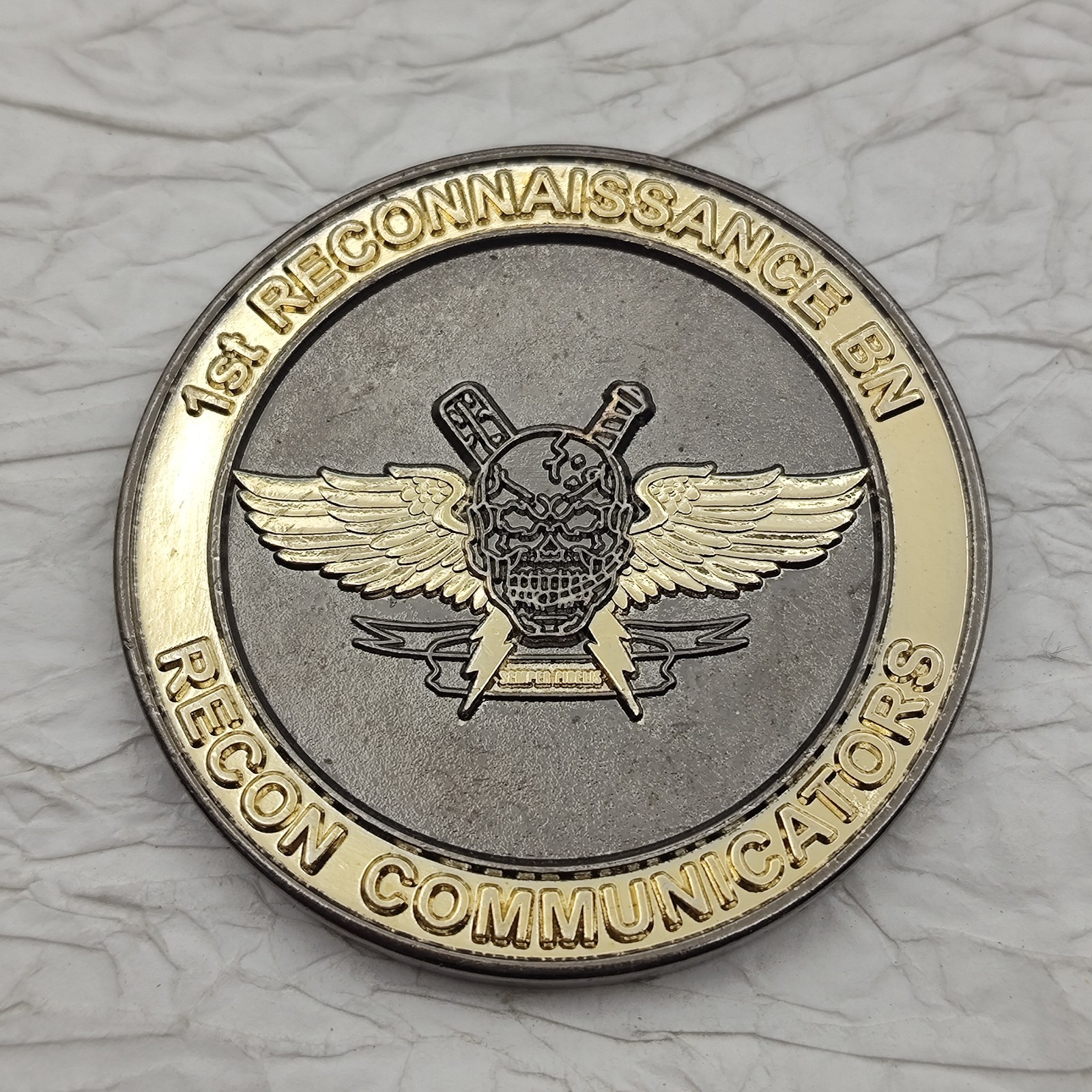 USMC 1st RECONNAISSANCE BN Challenge Coin #2