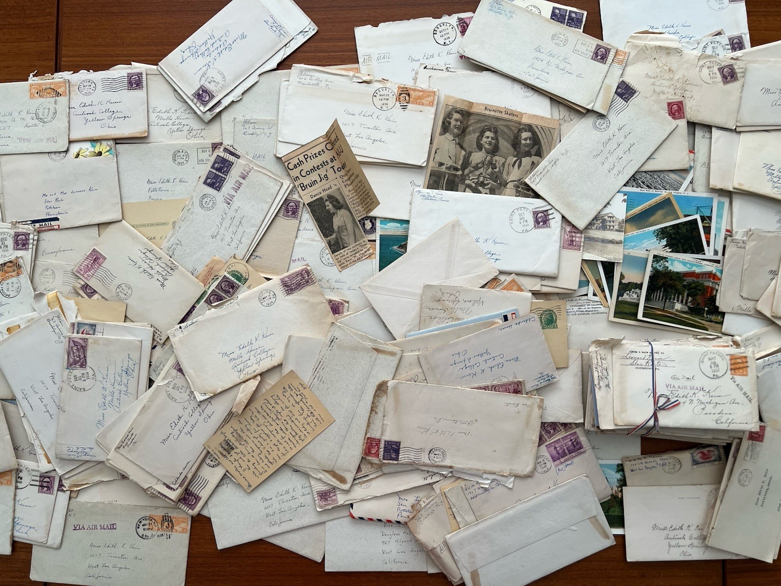 250 + VTG Handwritten Letters 1930s-1940s Depression ERA