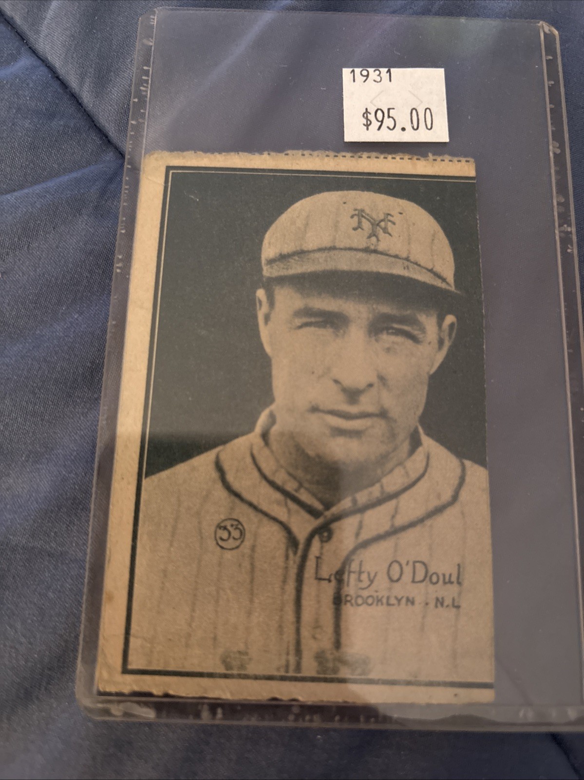 ✅1931 W517 Set-Break # 33 Lefty O'Doul VG-VGEX GMCARDS ✅