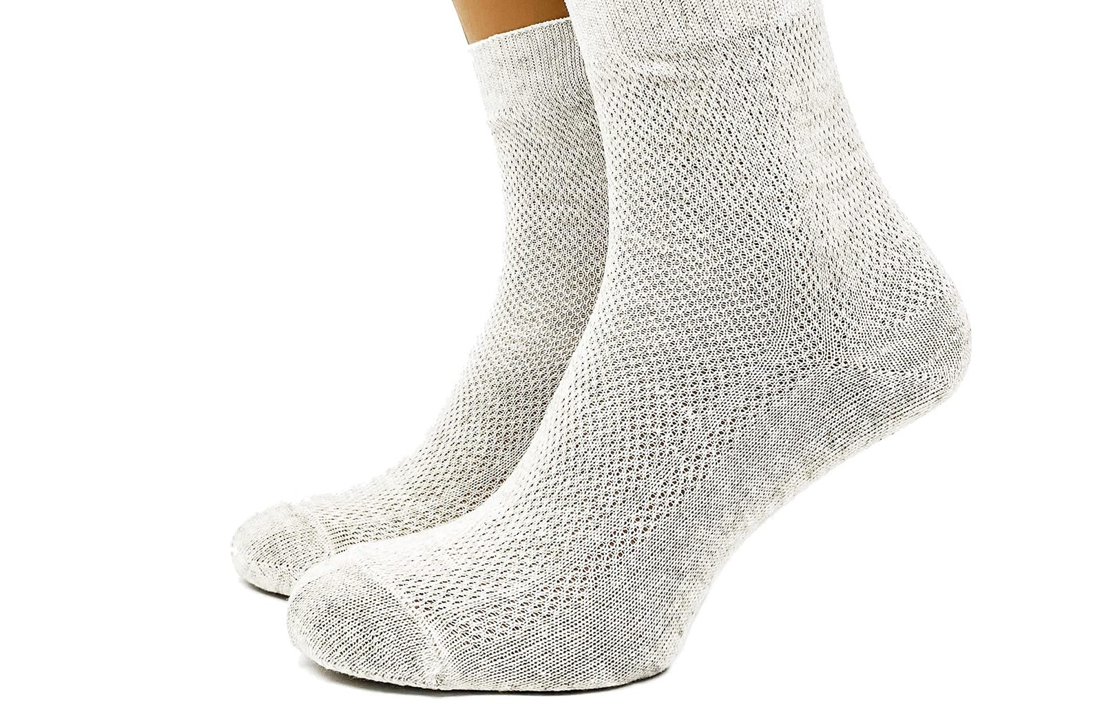 FlaxSox Men\'s Anti-sweat Quick-Drying Mesh-knitted Super-Breathable Organic