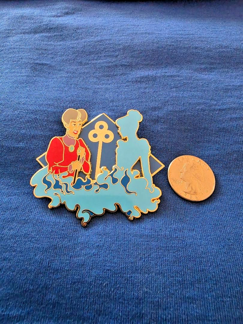 DLP Madame Tremaine and Cinderella Villains and Silhouettes DISNEY PIN DLP PARIS