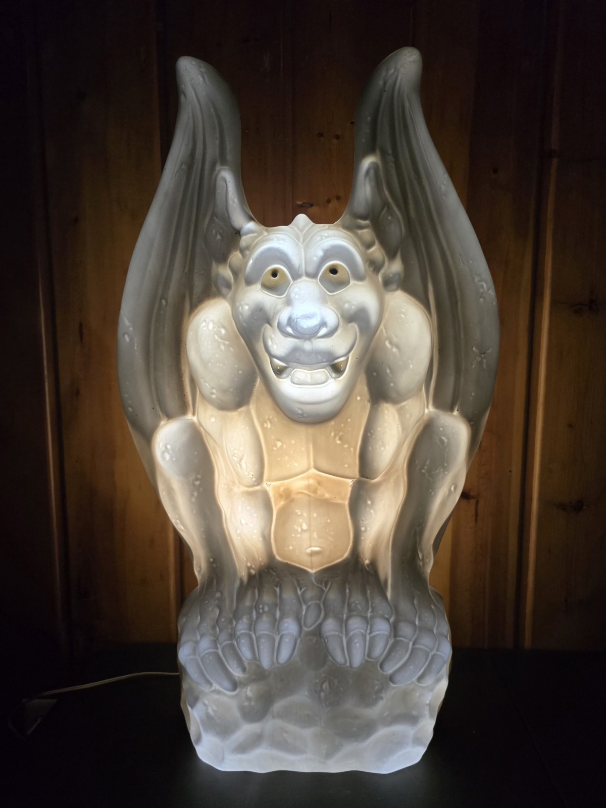Vintage 1995 28” EMPIRE Halloween Lighted Blow Mold Gargoyle Monster **TESTED**