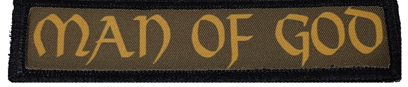 1x4 Man of God Morale Patch Tactical Military USA Badge Army Flag 1x4 Man of God Morale Patch Tactical Military USA Badge Army Flag