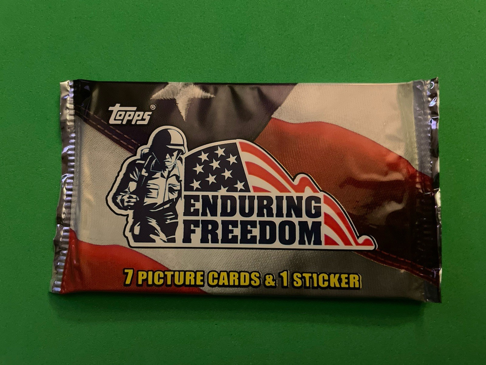 2001 Topps Enduring Freedom Card Pack Unopened Sealed Osama Bin Laden Rookie ??