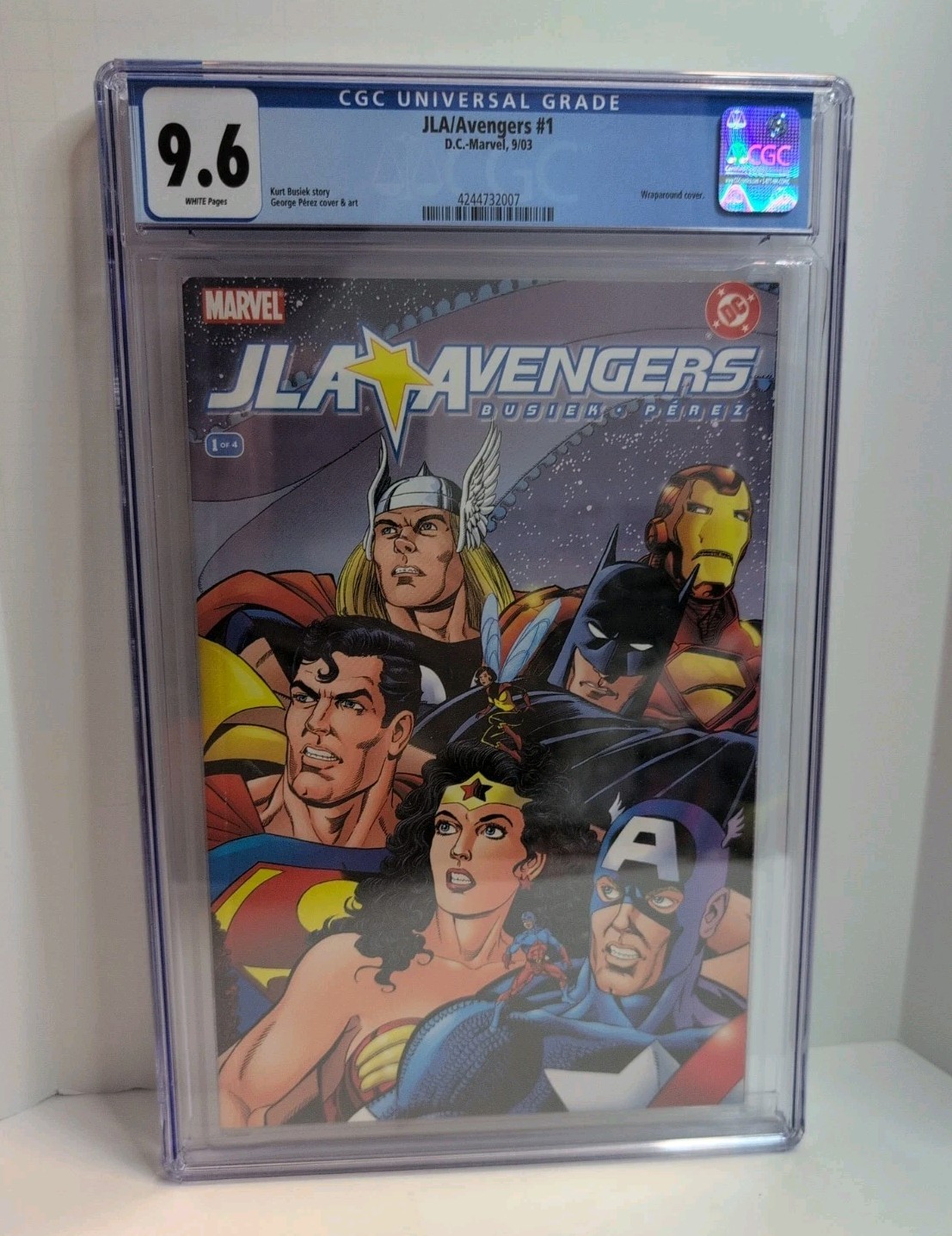 JLA/Avengers #1 CGC Graded 9.6 (2003) Wraparound Cover DC Marvel Comics